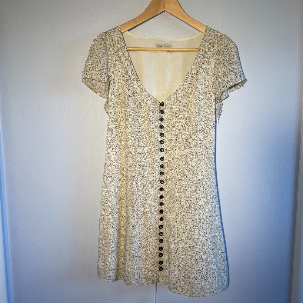 Urban Outfitters Corset Style White Dress